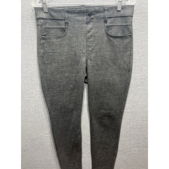 Liverpool Pull On Skinny Ankle Pants Black/Gray Womens Size 8 - Picture 3 of 11